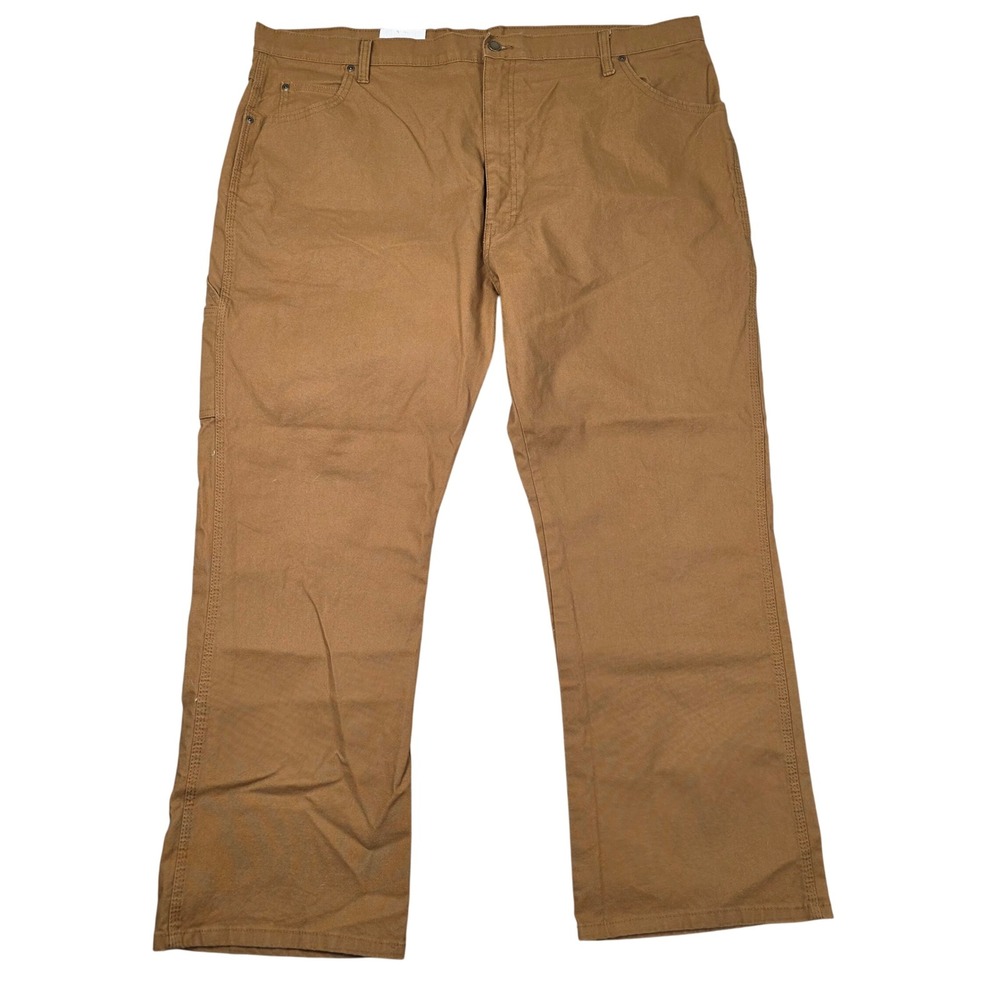 Dickies Mens Duck Carpenter Relaxed Fit Flex Pants 44x30 Brown New With Tags